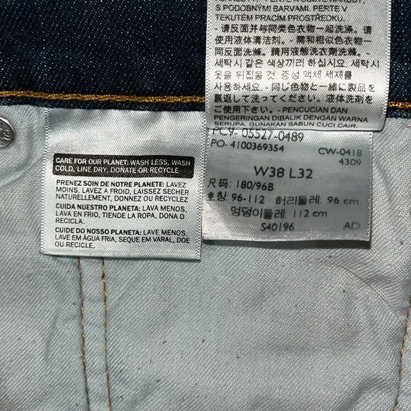 Levi's 527 Blue Bootcut Denim Jeans Classic Style size 38 - Picture 12 of 14